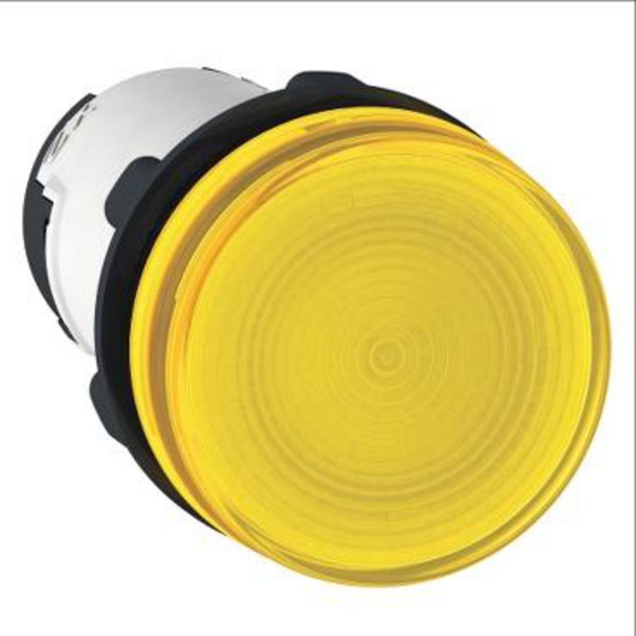 Signaallamp Rond 22mm BA9S <=250V Geel XB7 VVE=10