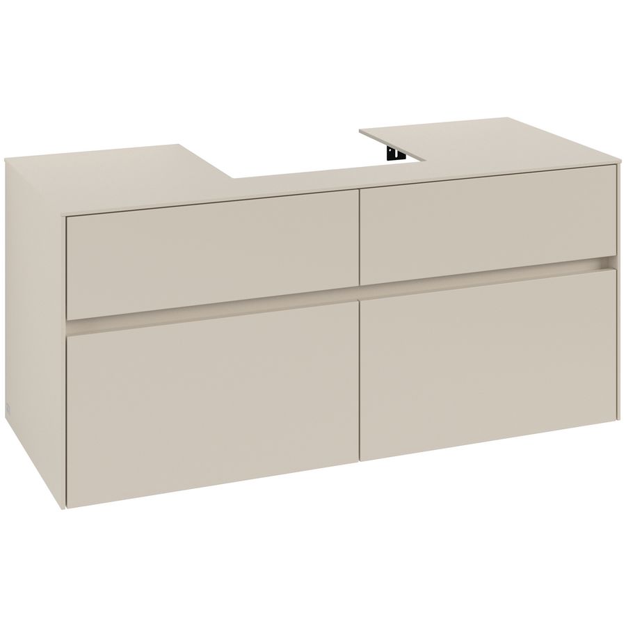 Wastafelonderkast Collaro 1200x548x500mm Cashmere Grey C07000VN