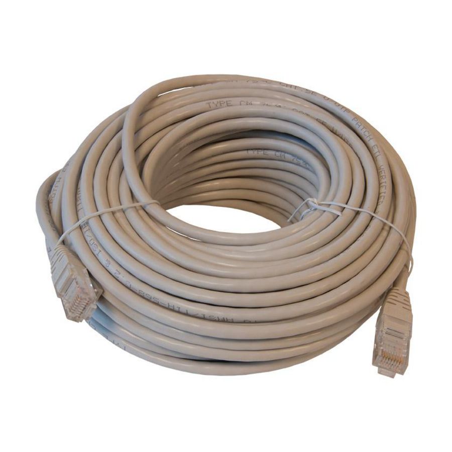 Patchkabel / netwerkkabel CAT5e UTP PVC molded grijs 20meter