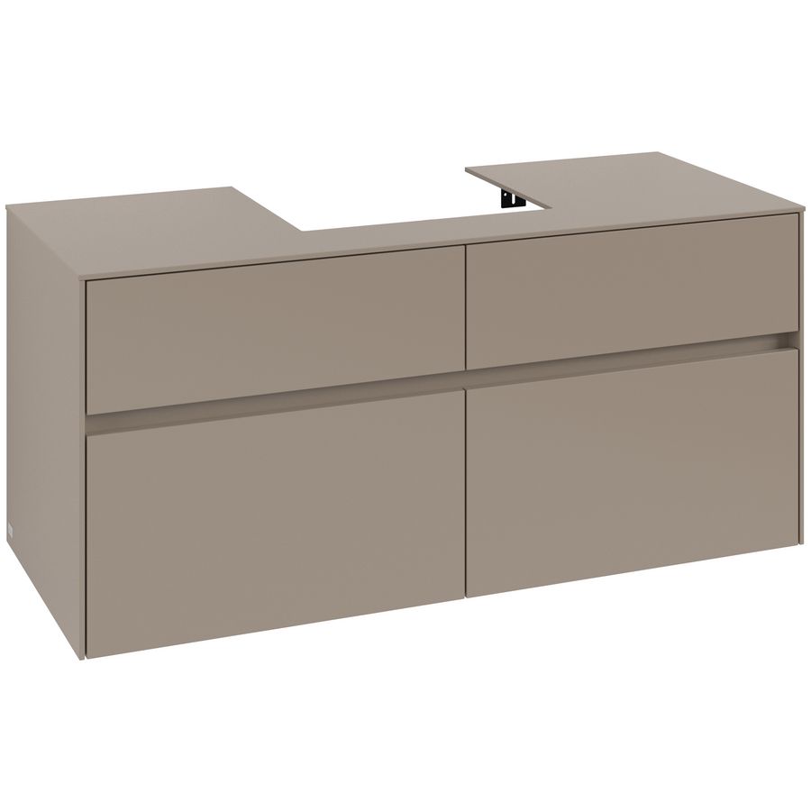 Wastafelonderkast Collaro 1200x548x500mm Taupe C07000VM