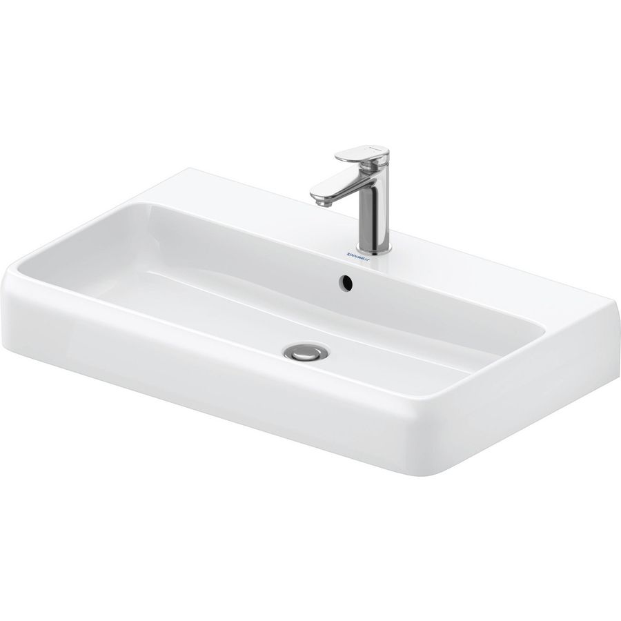 Qatego Wastafel Wit Hoogglans 800mm 2382800000