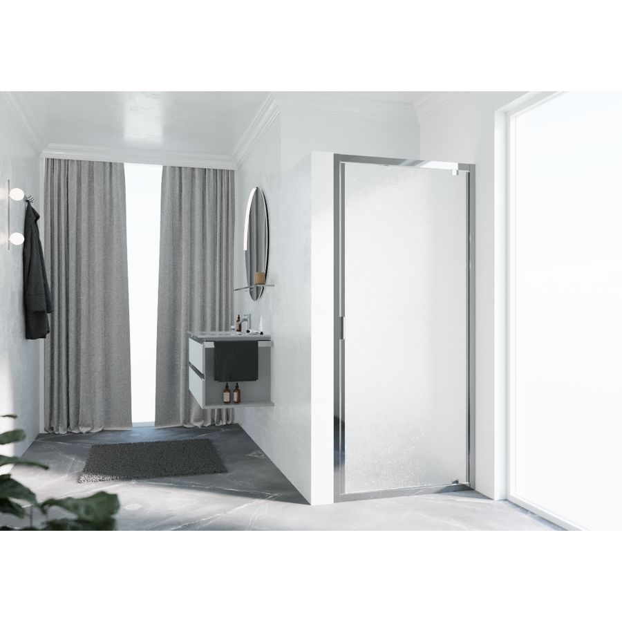 Draaideur LUNES G 600-660x1950mm glas niva profiel chroom