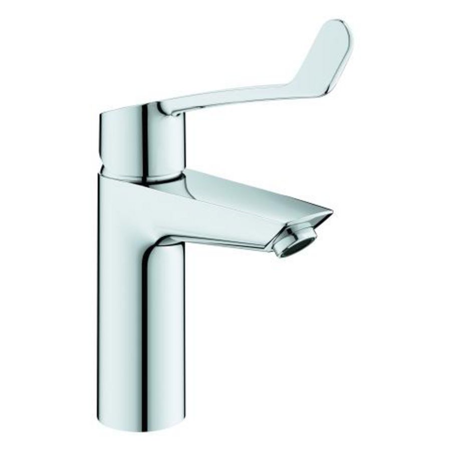 Eurosmart M-size wastafelmengkraan lange greep incl. push-open plug (prof)