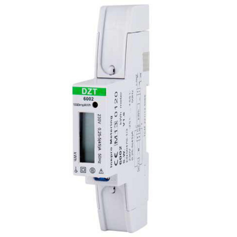 Elektriciteitsmeter DZT6002 5(45)AmpU MID B+D 1Kimp/kWh