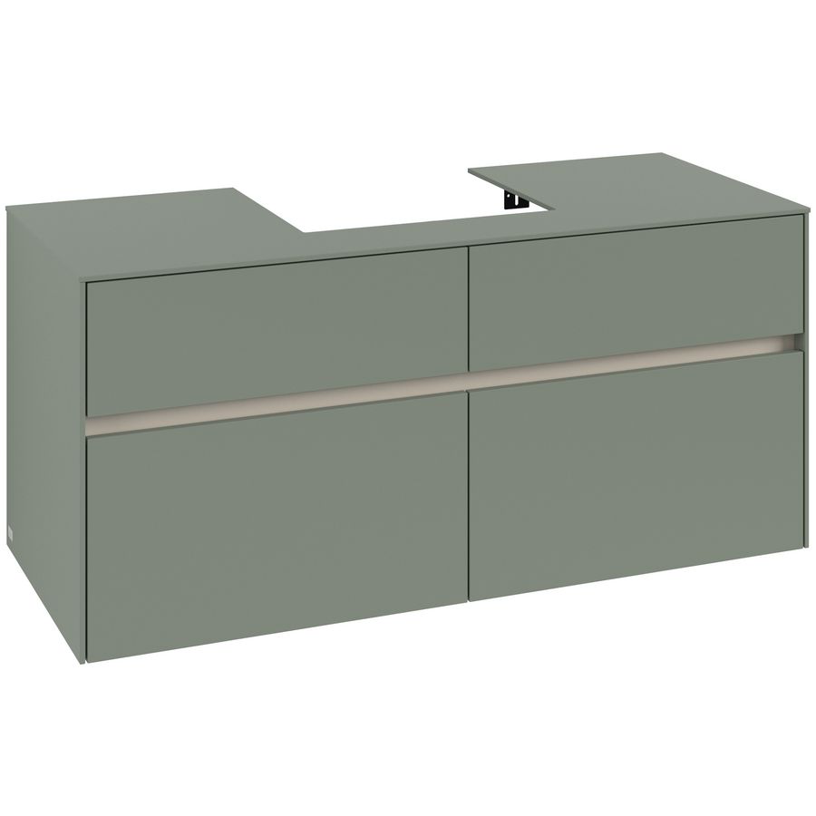 Wastafelonderkast Collaro 1200x548x500mm Soft Green C07000AF