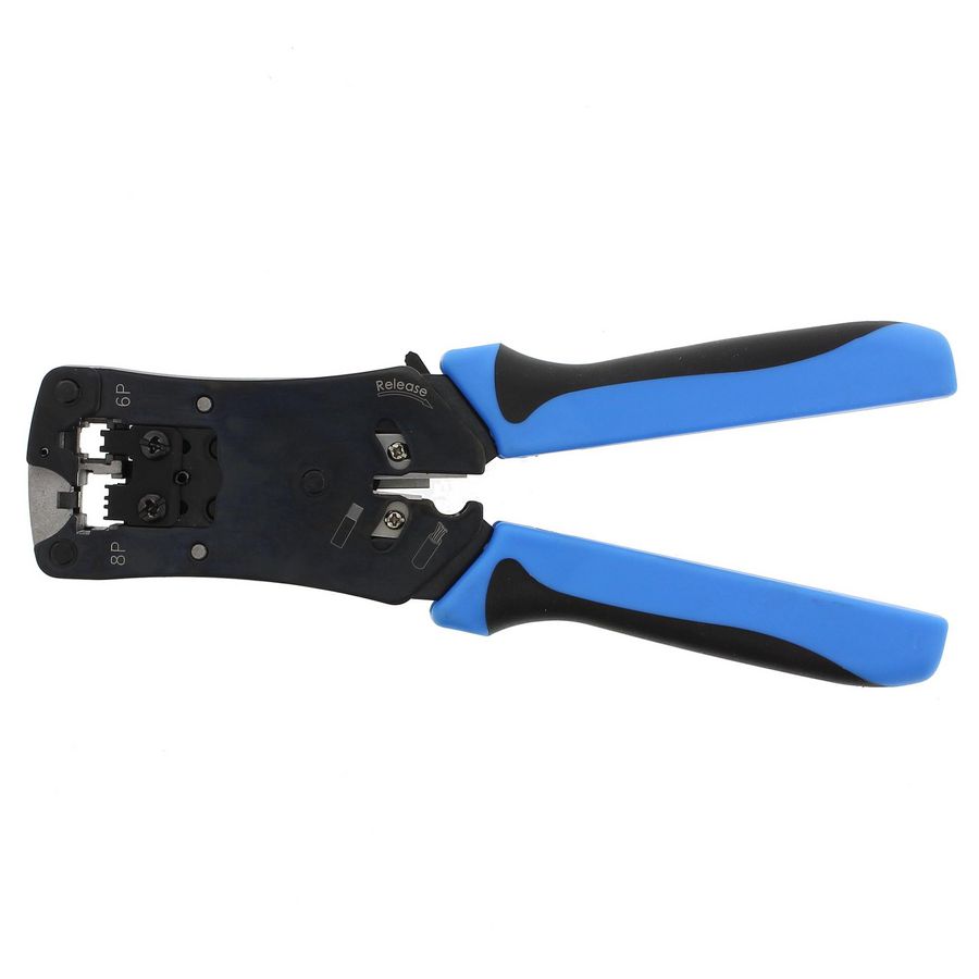 Sperkrimptang HD uitv. voor RJ10/RJ11/RJ12&RJ 45 connectors