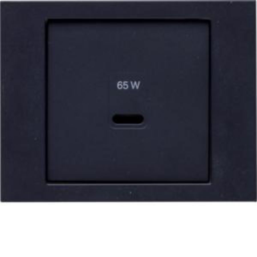 Centraalplaat voor USB berker K.1 antraciet mat