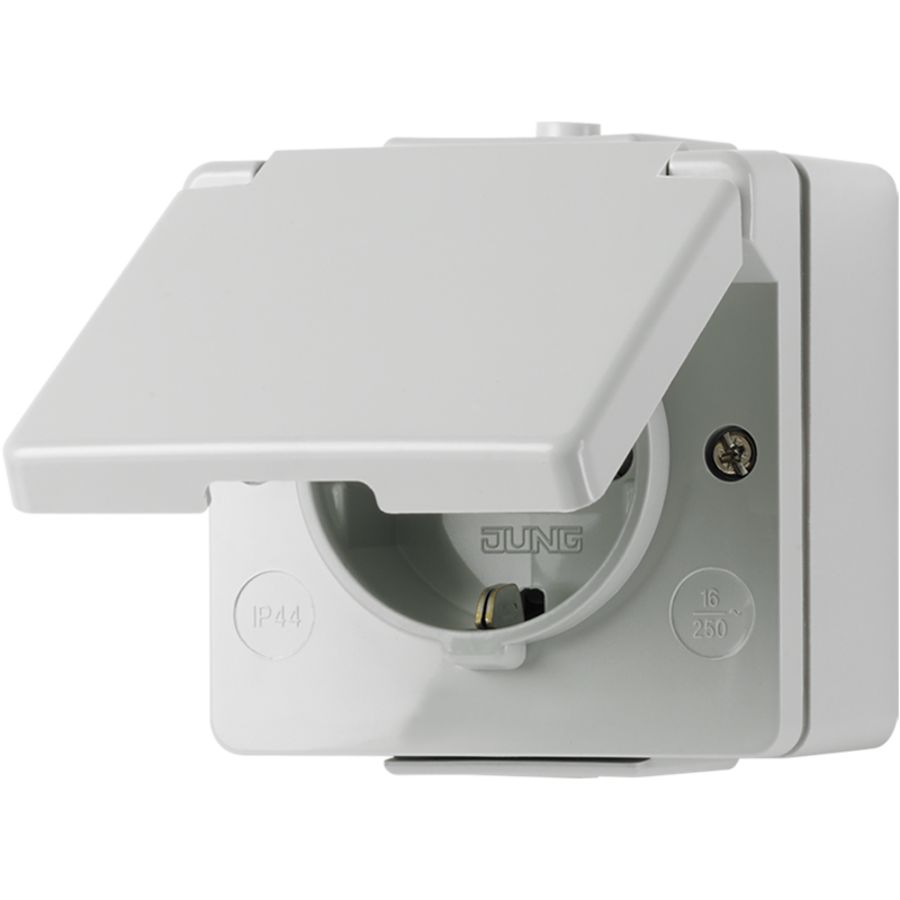 Wandcontactdoos WG600 met R/A met onderkast