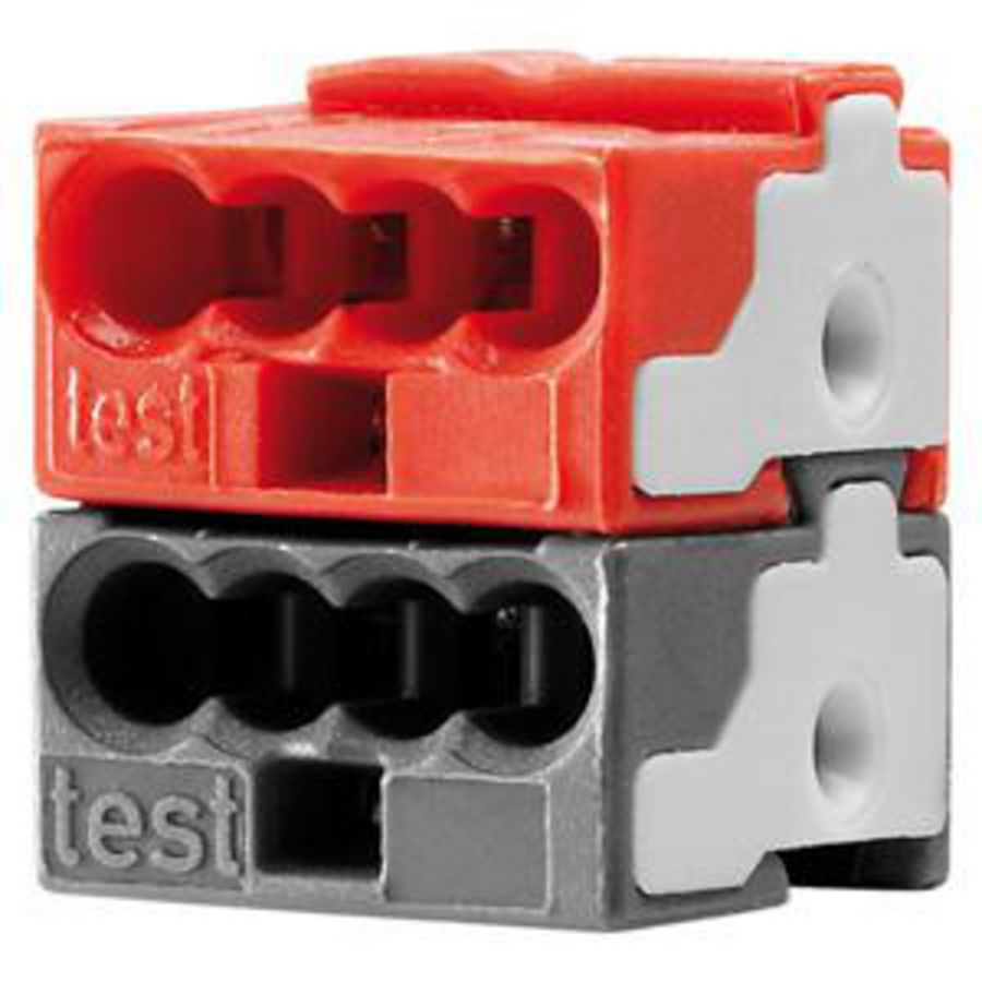 BUSAANSLUITKLEM-ZWART/ROOD VVE=50