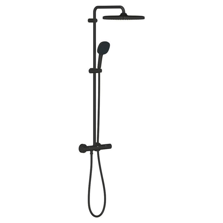 Tempesta 250 Cube Douchesysteem Max 8,0L/M matte black (mat zwart) (prof)