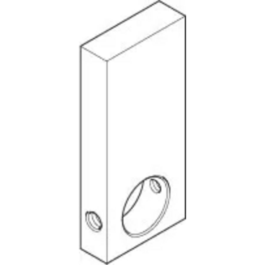 Aansluiting 1/2" 72x30x10mm 09172009690