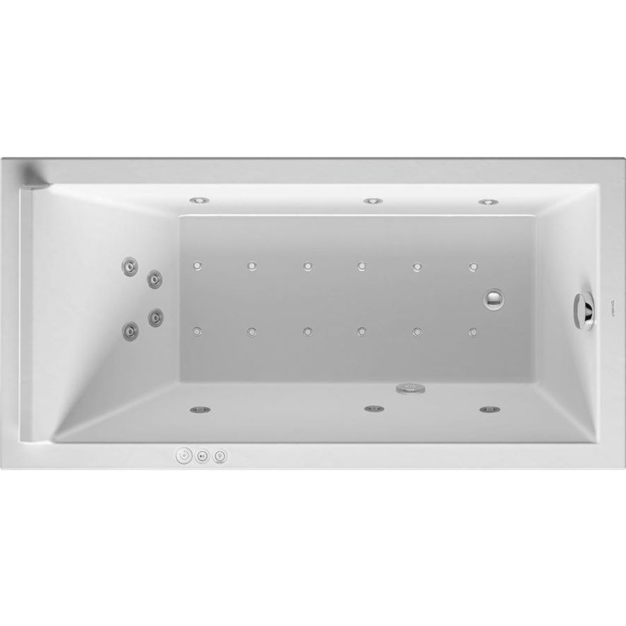 systeembad Starck 1500x750mm, wit, Inbouwversie, Combi P