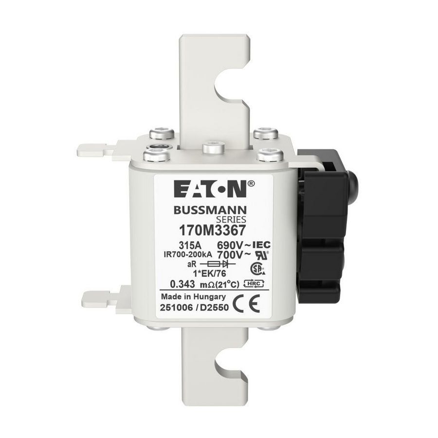 Zekering h. snelheid 315A AC 690V 200kA compact 1 45x VVE=3