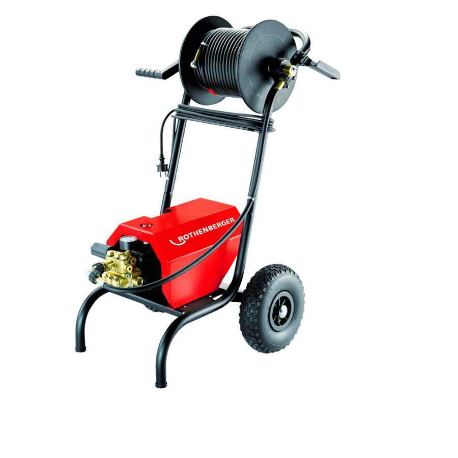 Hoge drukreiniger Hd13/100 13 l/min 100 bar+slanghaspel 230v