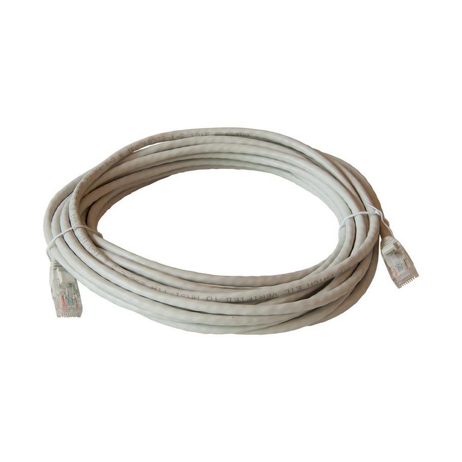 Netwerkkabel / patchkabel CAT5e UTP PVC molded grijs 7.5mtr.