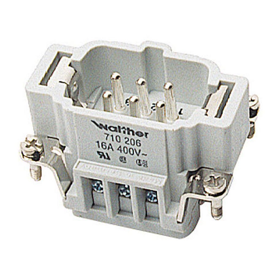 Stiftcontactblok B6 0,5-2,5mm² 710206