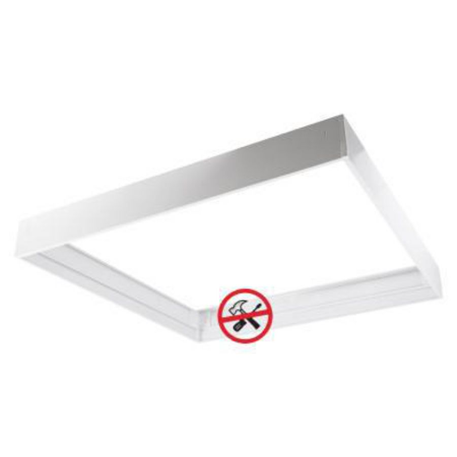 OPBOUWFRAME 60X60X7CM WIT
