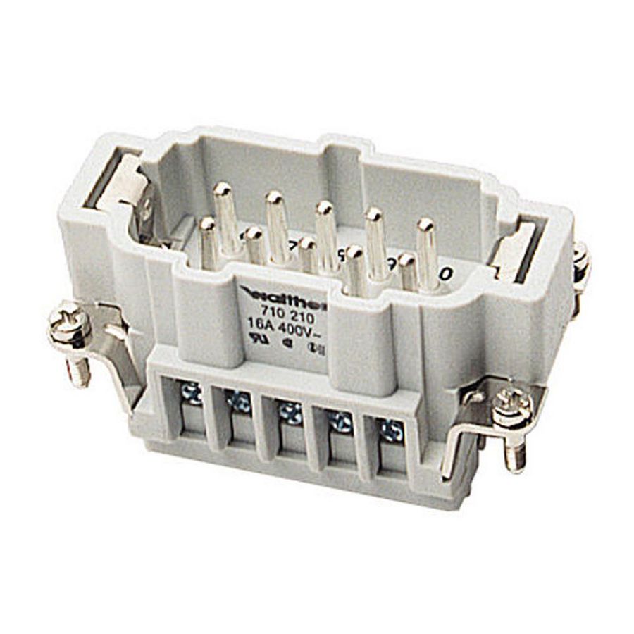 Stiftcontactblok B10 0,5-2,5 710210