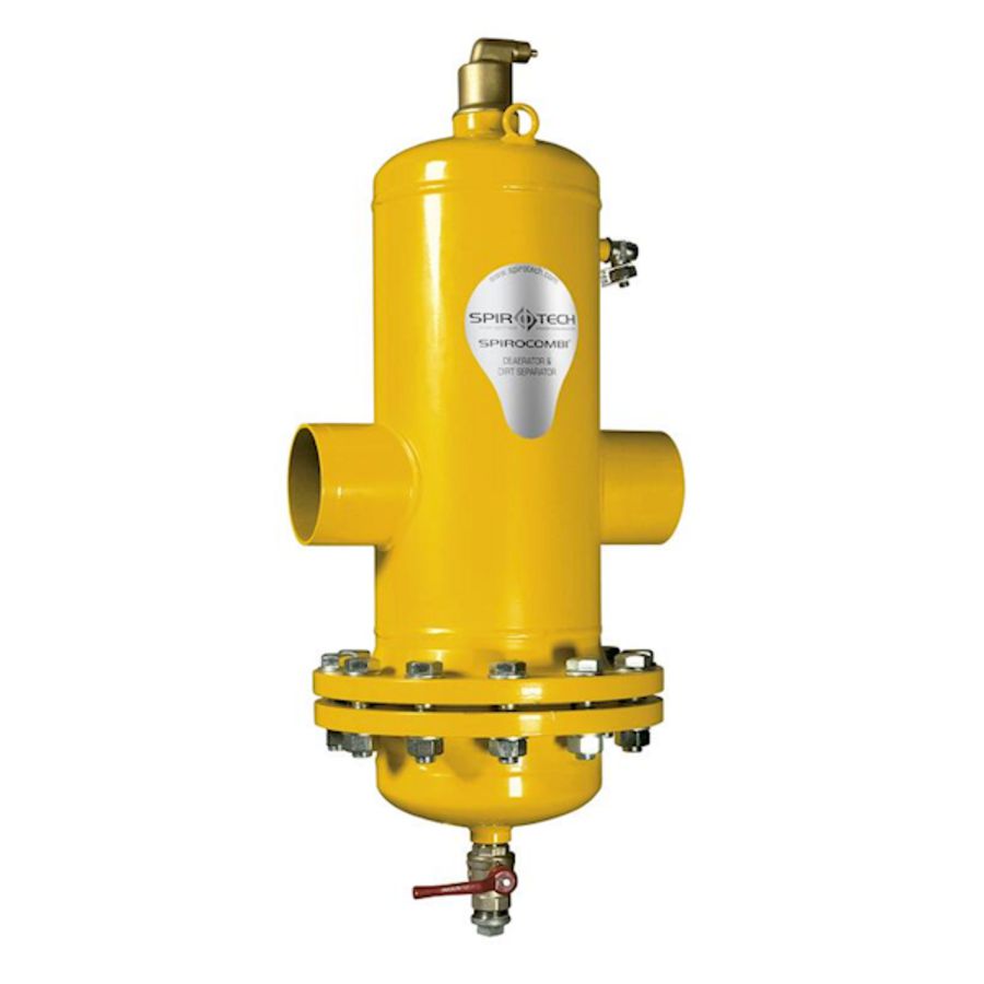 Lucht-vuilafscheider Spirocombi DN150 laseind demont