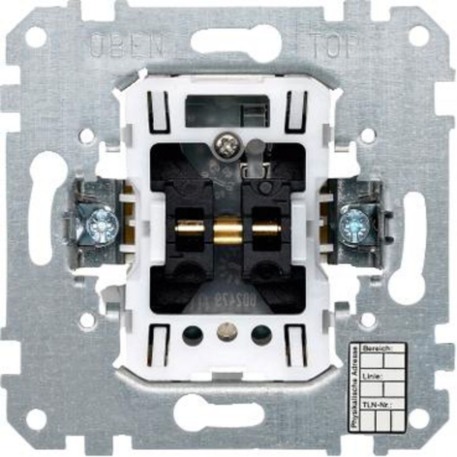 Bus coupling insert 2-gang without middle position
