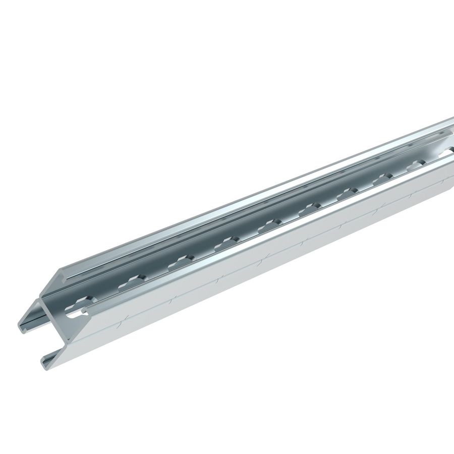 Lengte a 3m. Rail strut D 41x82x2,5 Sdz