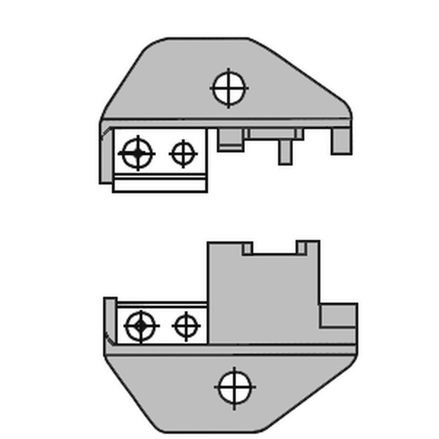 Matrijsset Modulaire stekers RJ45 & 8P/8K Keyed&non-Keyed