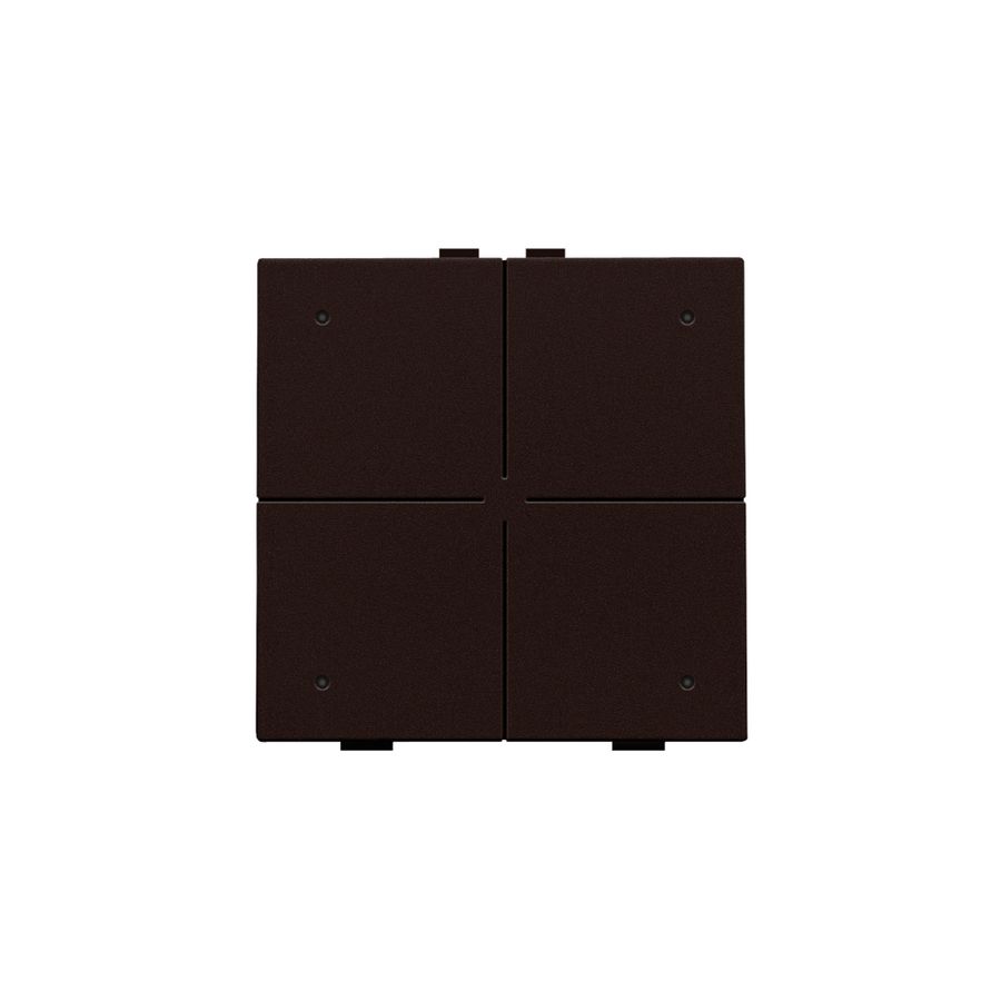 4-voudig drukknop leds/comfortsens. HomeControl d.brown
