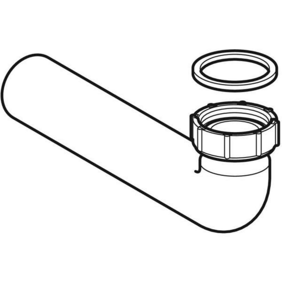 Aansluitbocht chroom 1.1/4
