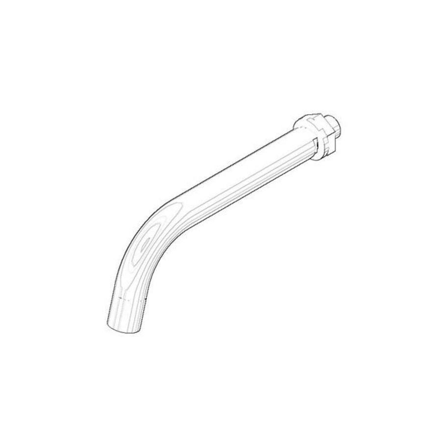 Uitloop 172x33x71mm chr
