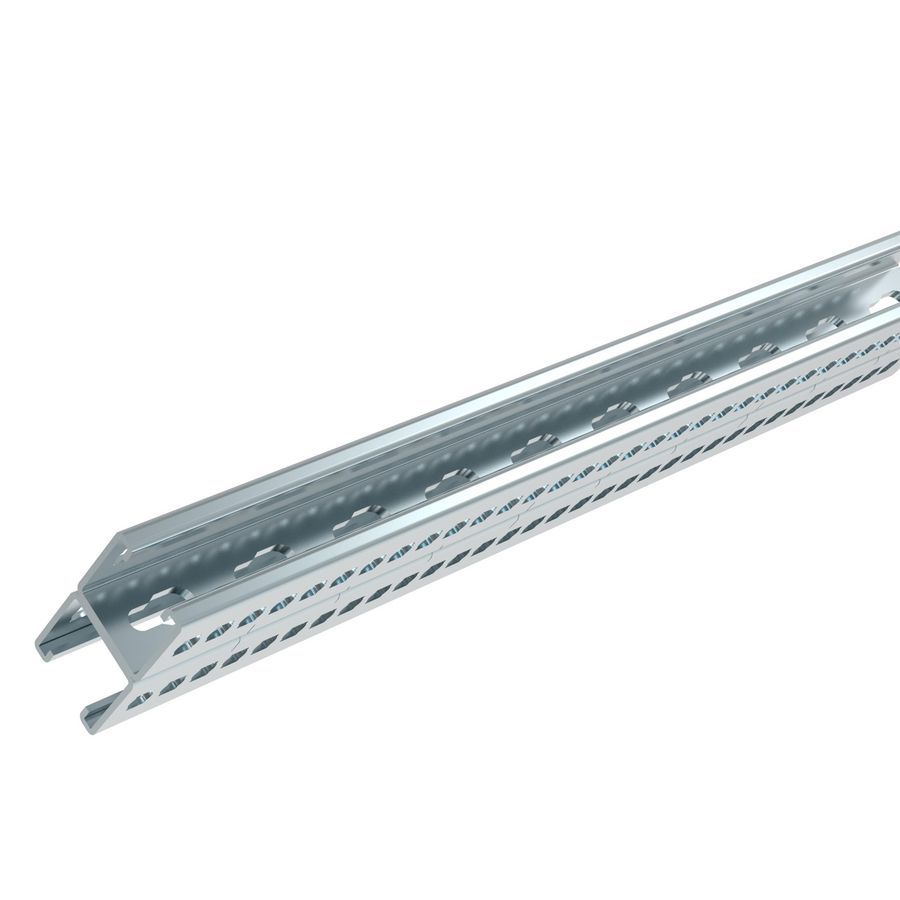 Lengte a 3m. Rail strut DP 41x82x2,5 Sdz