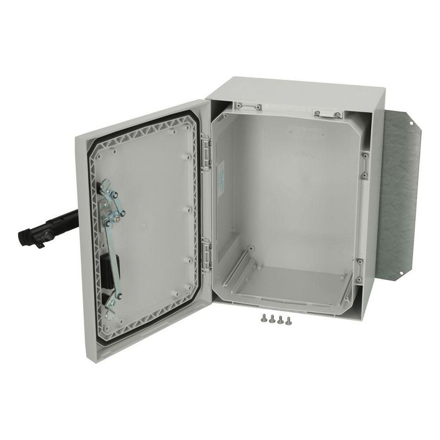 Wandkast IP66 outdoor klasse II polycarb HxBxD=400x300x210mm