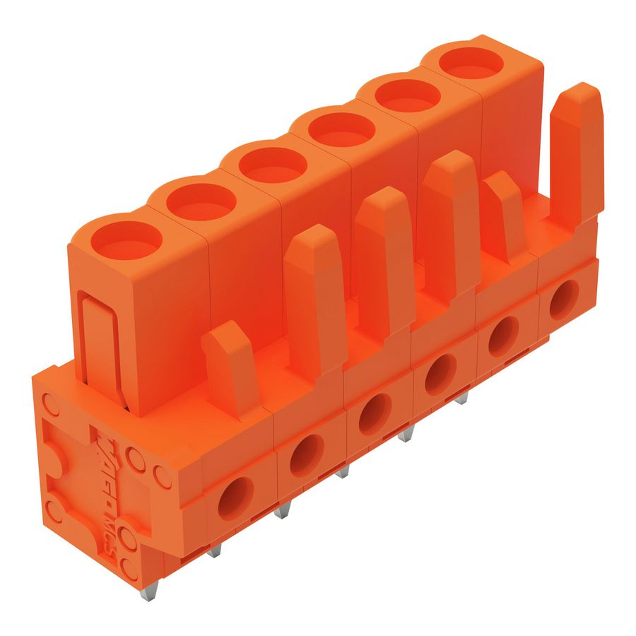 THT FE steker RE raster 5,08mm oranje 232-166 VVE=50