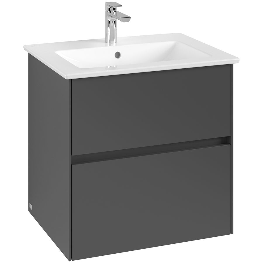 Wastafelonderkast Collaro 611x610x480mm Graphite C143B0VR