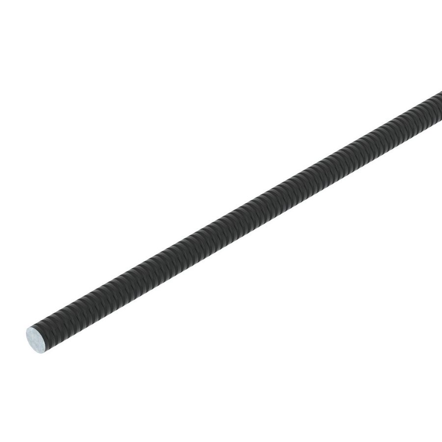 Threaded rod 10x10x1000 Staal gepolijst schwarz VVE=10