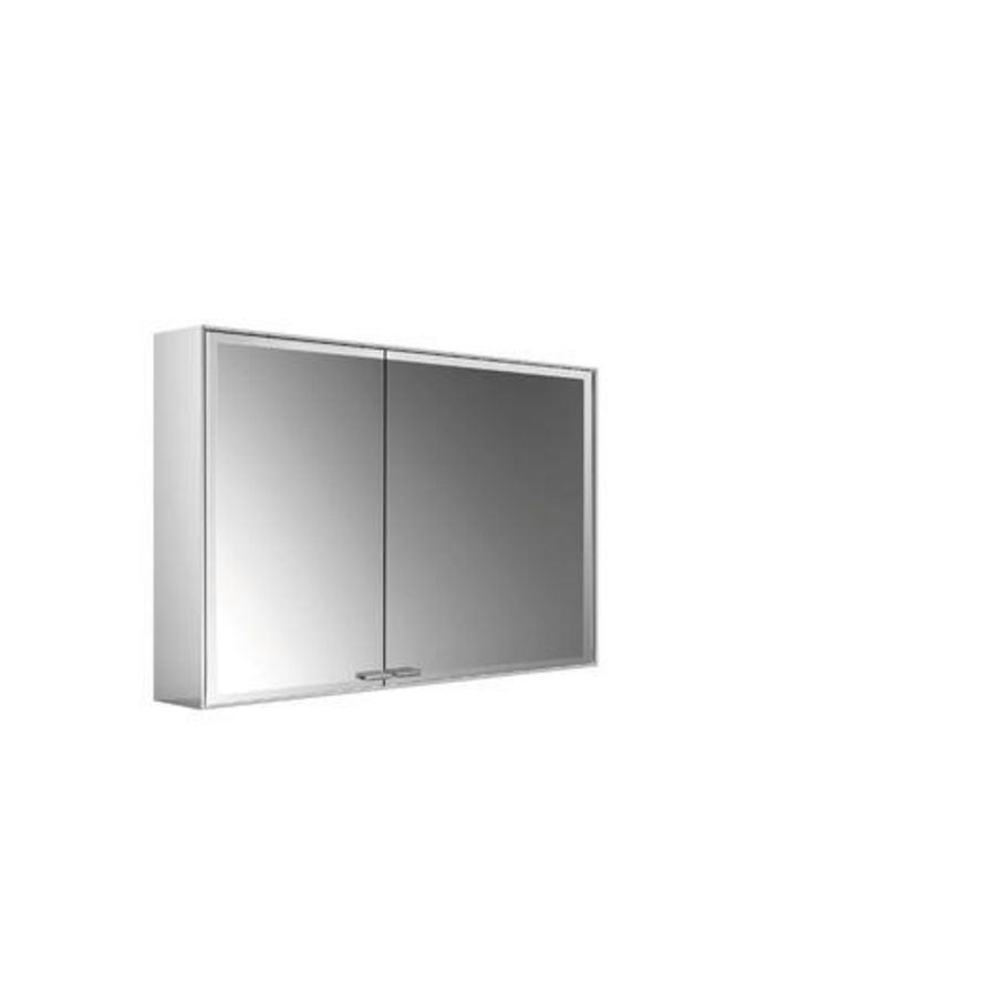 Led-spiegelkast Prestige2 opbouw 2 deuren (brede deur rechts) zonder Emco light system 987mm