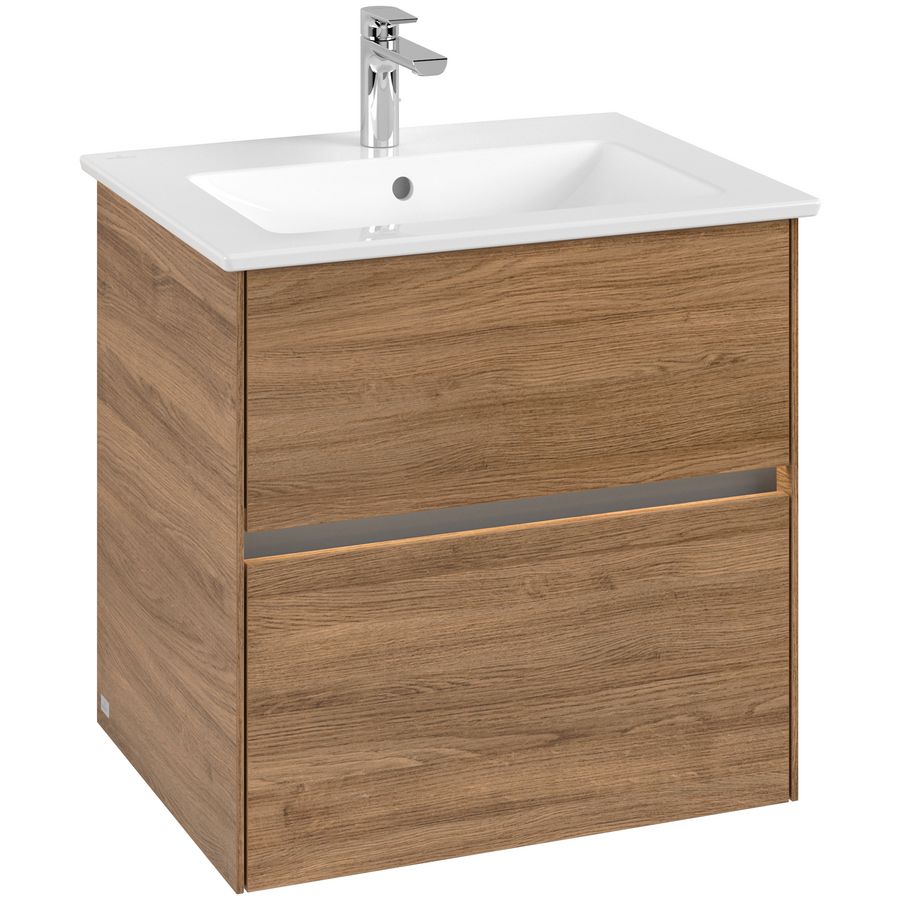 Wastafelonderkast Collaro 611x610x480mm Oak.Kans C143B0RH