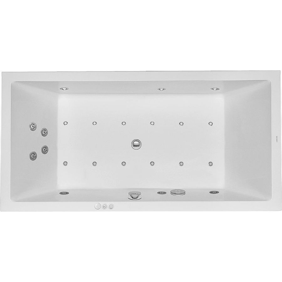 Whirlbad Starck 1800x900mm wit inbouw 2 rugsteunen Combi P