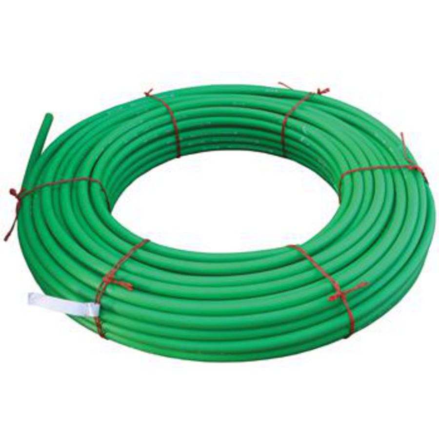Rol a 100 mtr. PE Kabelprofiel buis groen 50x4,6