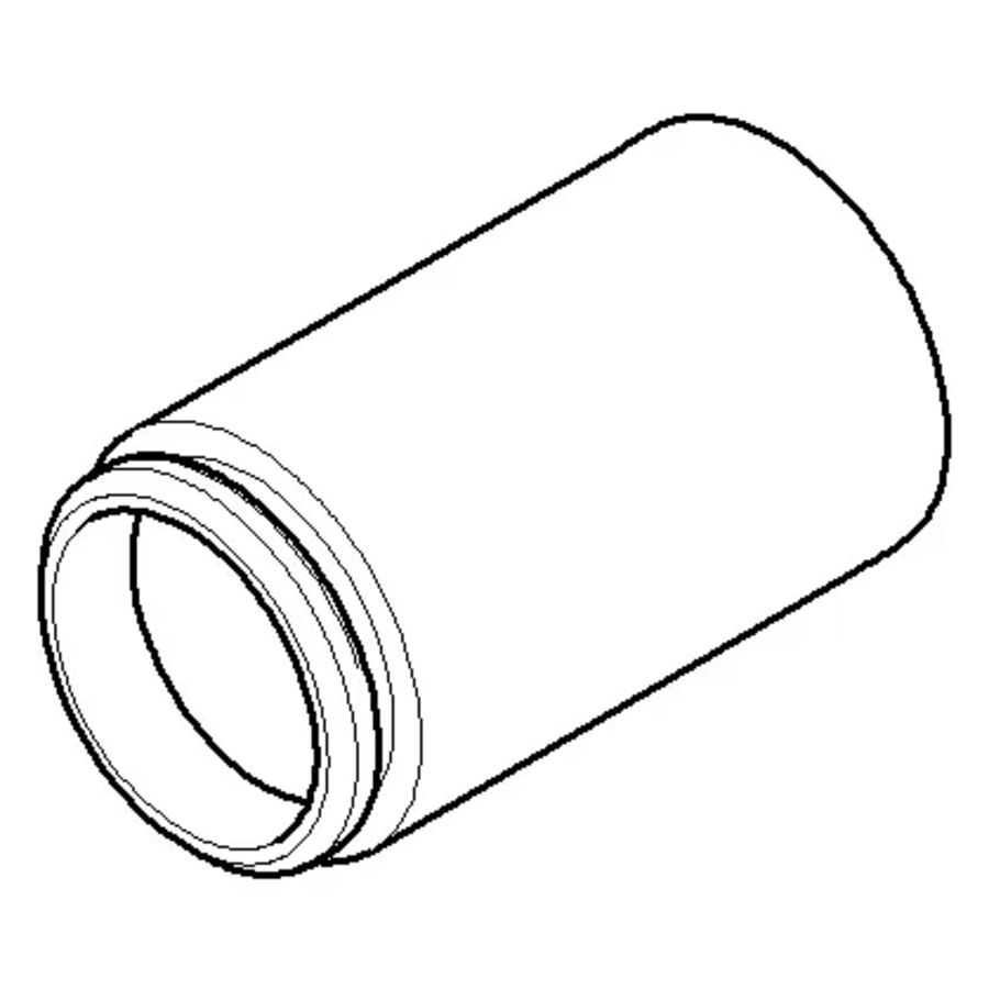 Kapje 26x45mm Messing (23kt Goud)
