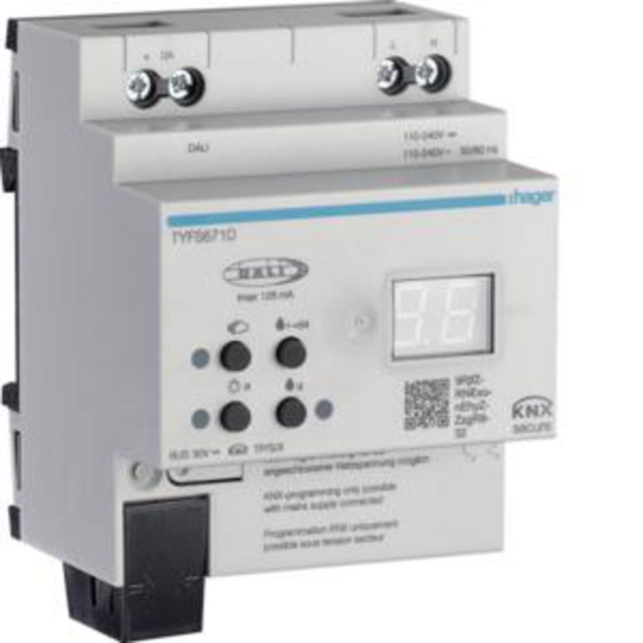 DALI/KNX-gateway Tunable White DALI2 1-voudig KNX Secure