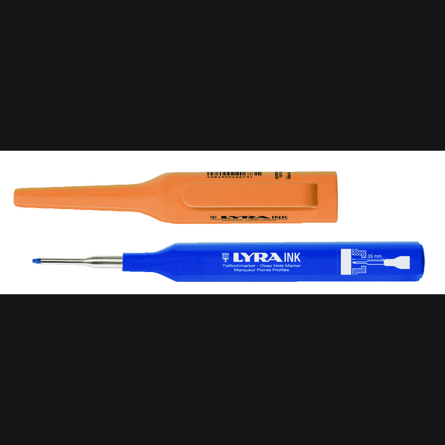 Merkstift INK diepgatmarker blauw