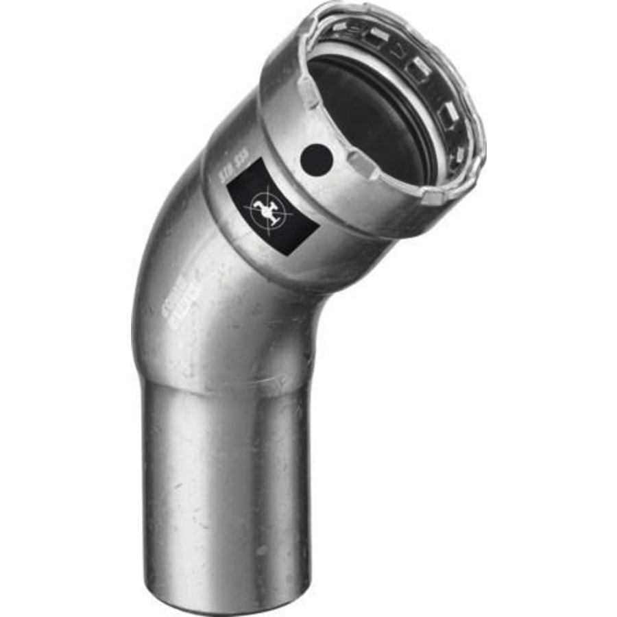 Insteekbocht 45° MEGAPRESS spie x persaansluiting 3/4" 4226.1