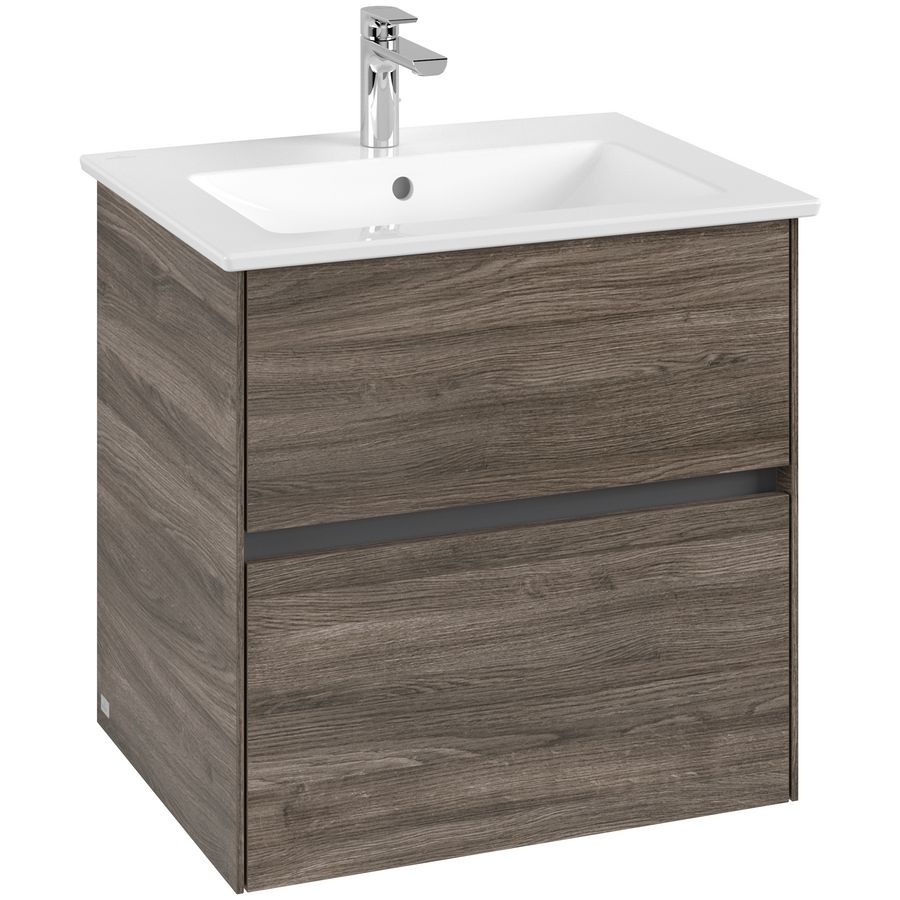 Wastafelonderkast Collaro 611x610x480mm Sto.Oak C14300RK