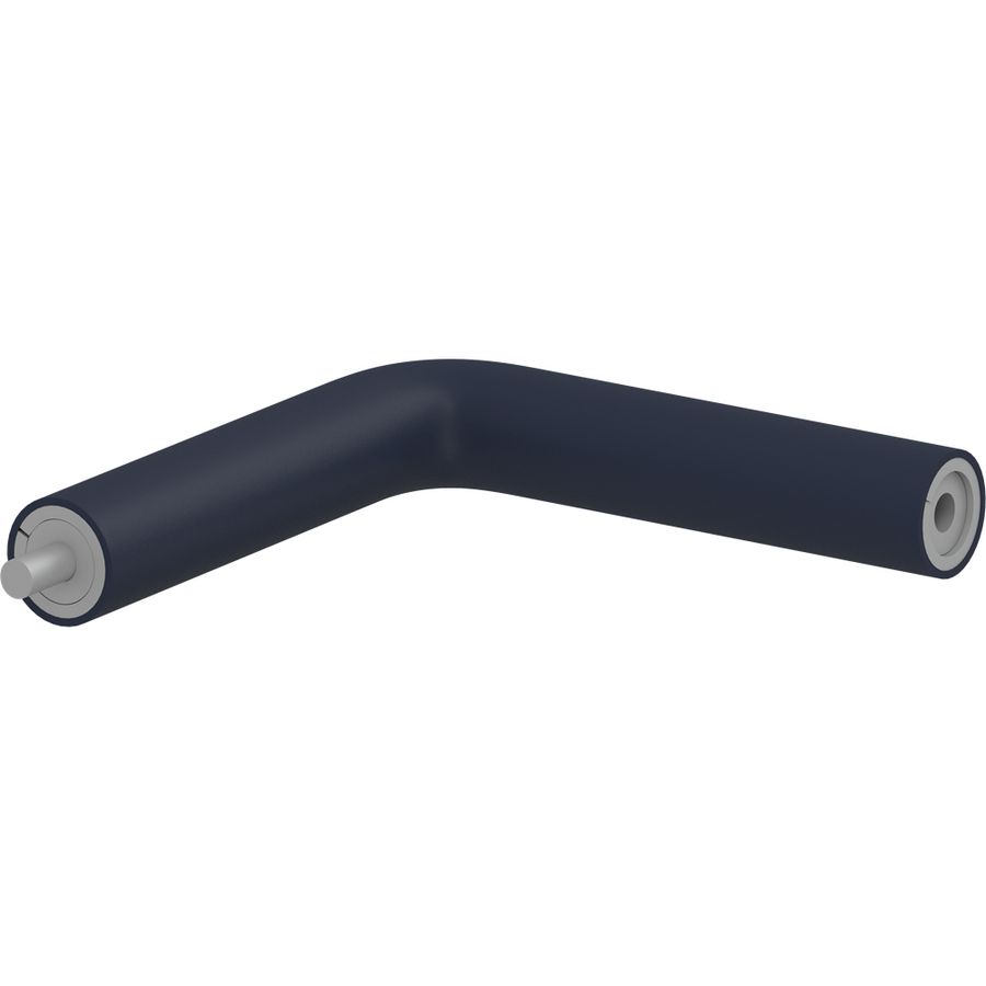 Hoekstuk buis 154x154mm verbingsd. (man/vrouw) donkerblauw