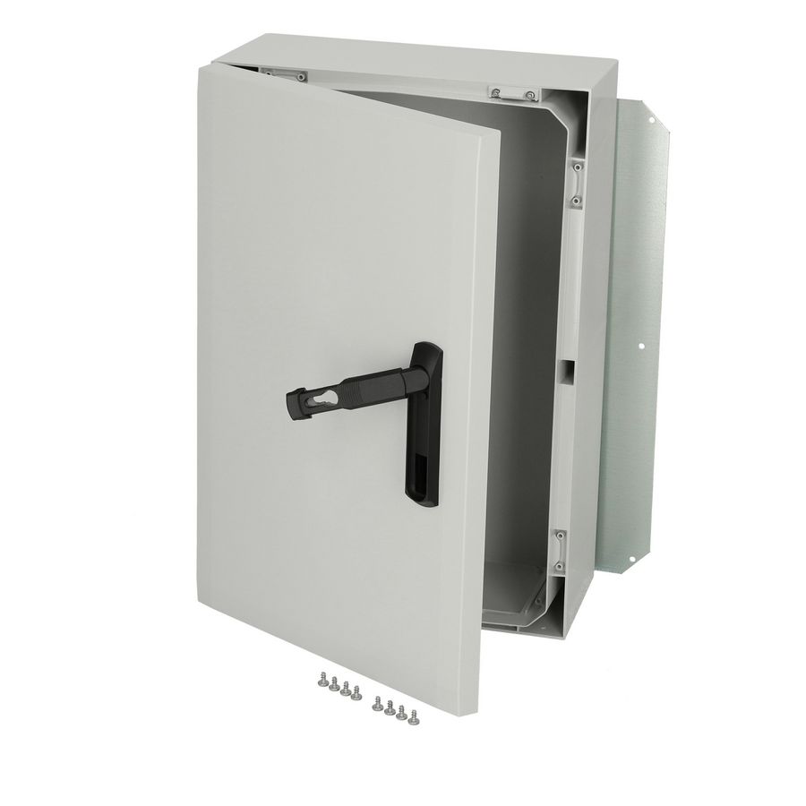 Wandkast IP66 outdoor klasse II polycarb HxBxD=600x400x210mm