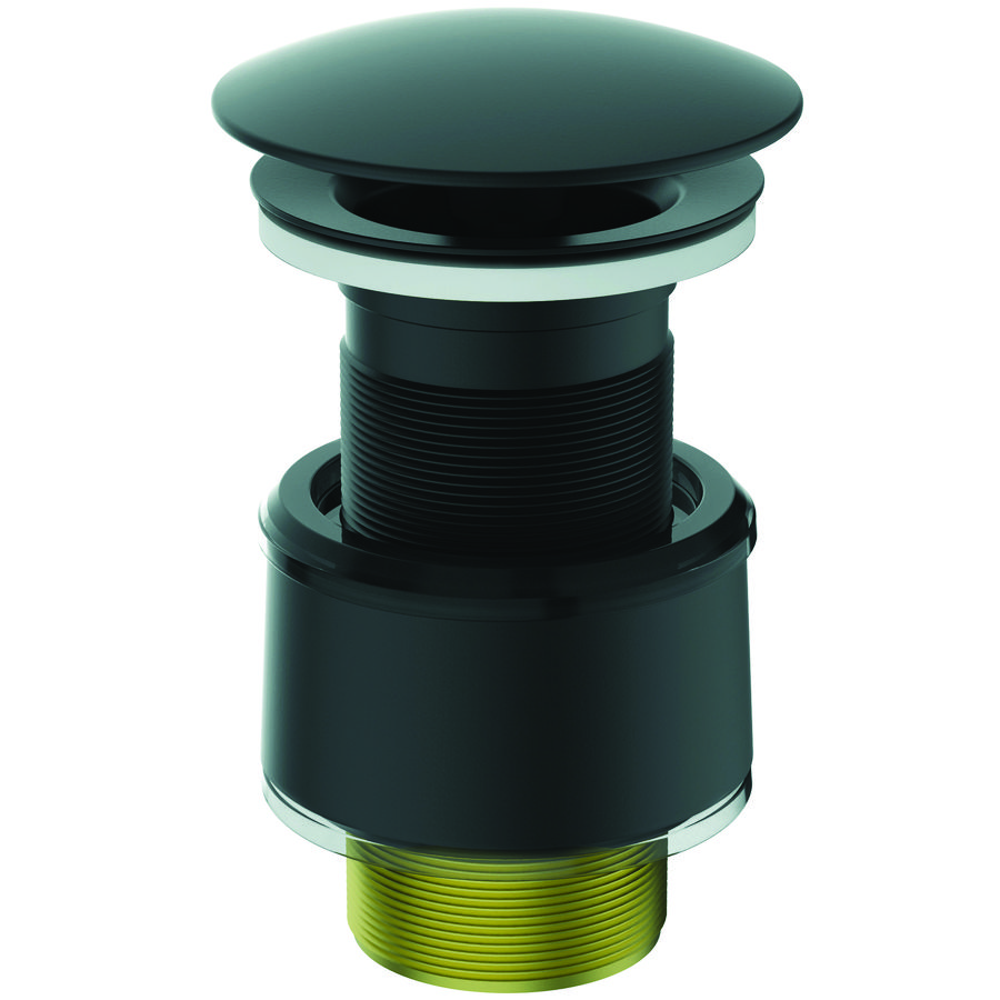 Niet-afsluitbare waste silk black