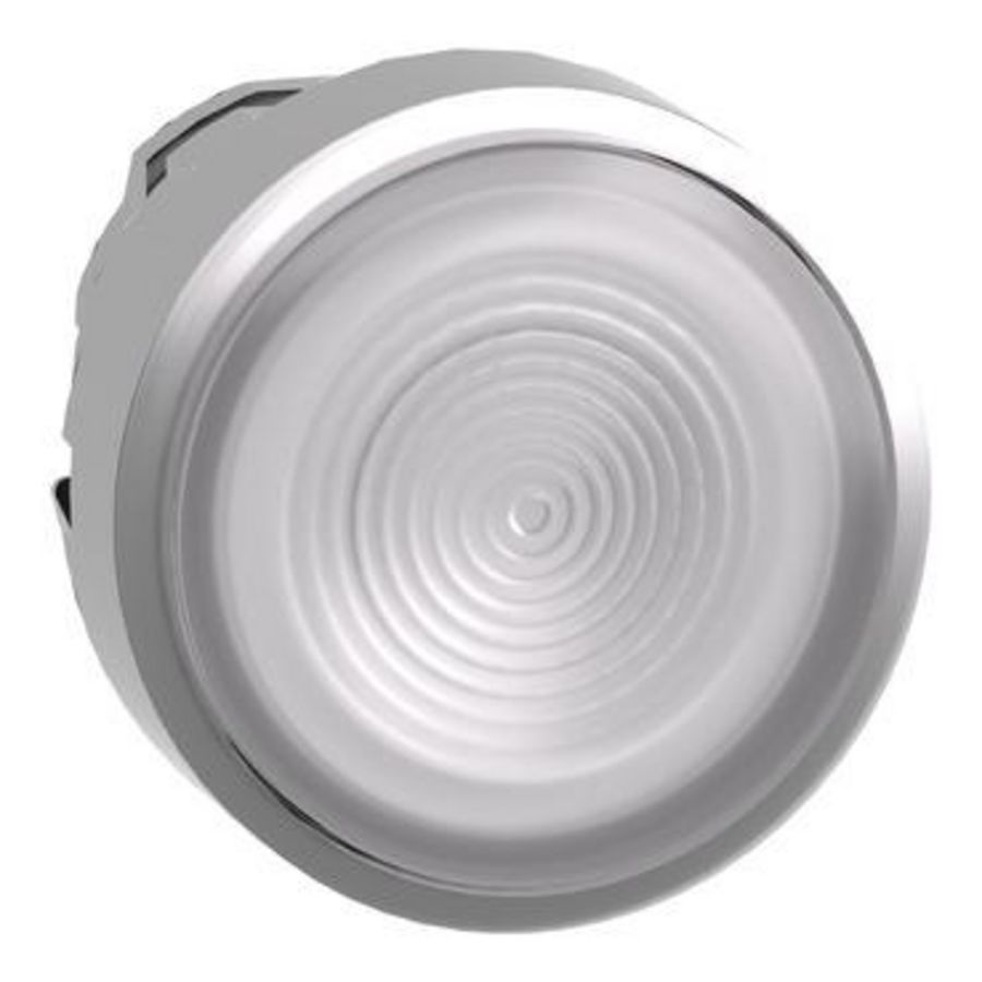 Kop voor verlichte drukknop Ø22mm Wit