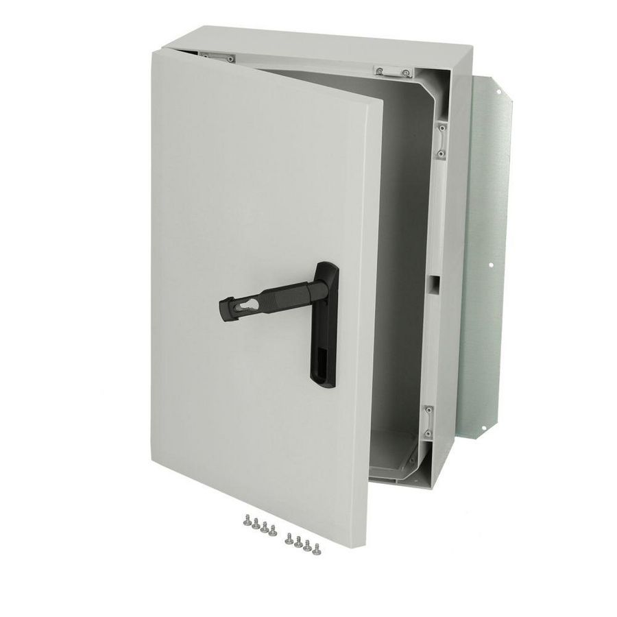 Wandkast IP66 outdoor klasse II polycarb HxBxD=600x400x210mm
