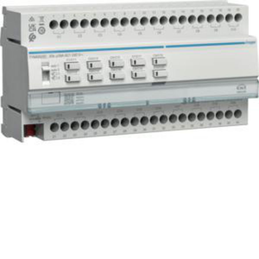 Schakel-/jaloezie-actor 20/10- voudig KNX Secure 16 A C-last
