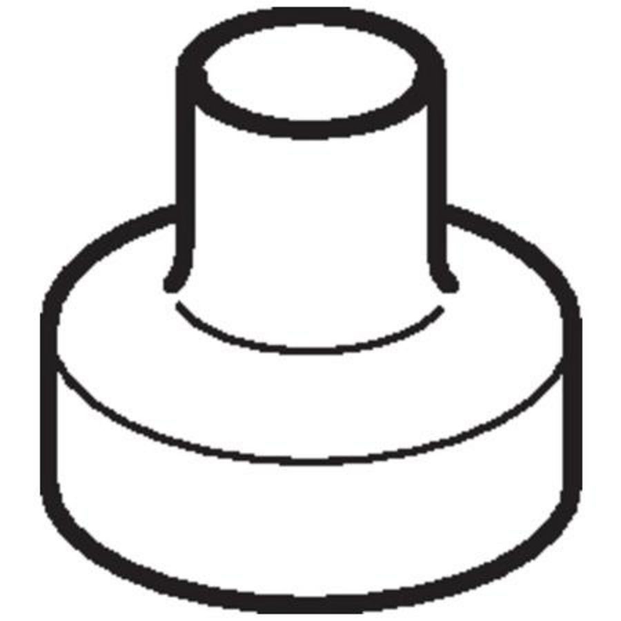 Polyethyleen (PE) verloopstuk centrisch 125x75mm